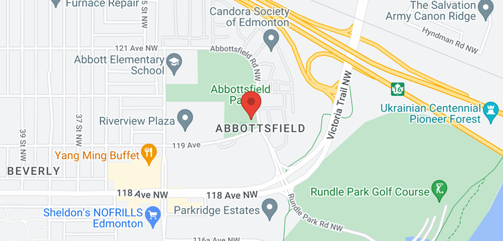 map of 209 Abbottsfield RD NW